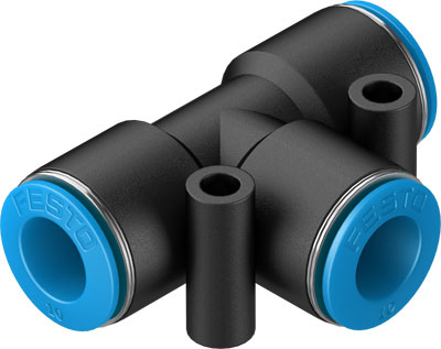 QST-10 Тройник с цанговым зажимом