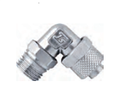 EJSM-L10-01G Фитинг угловой металлический с накидной гайкой